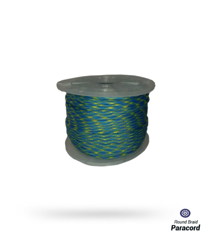 4mm - Paracord - Blue & Yellow | SOLD PER MTR
