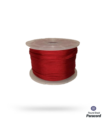 4mm - Paracord - Red | SOLD PER MTR