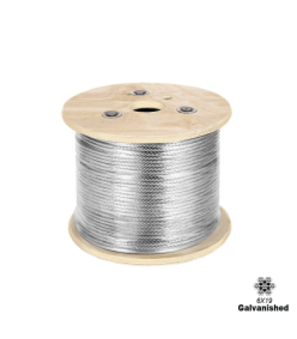 03mm - FC Galvanished Cable - 6x19, Dry , RHOL | SOLD PER METER