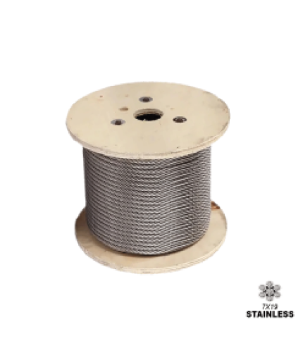 04mm - 7X19 - Stainless Steel Wire Rope- GR316 | SOLD PER METER