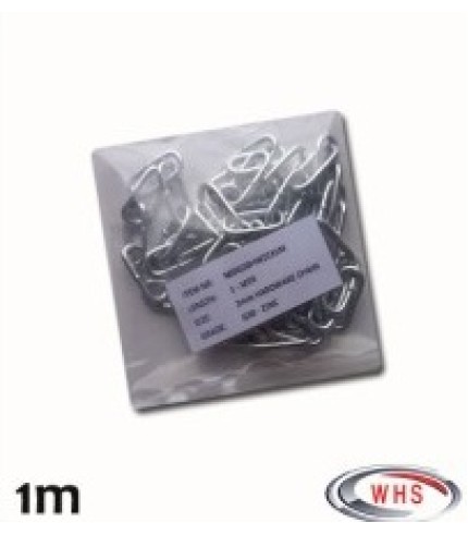 3mm - Hardware Chain - G30 Zinc | 1m - Prepack