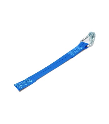 25mm - Tail Piece with J-Hook - Blue