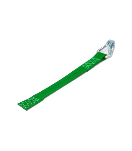 25mm - Tail Piece with J-Hook - Green