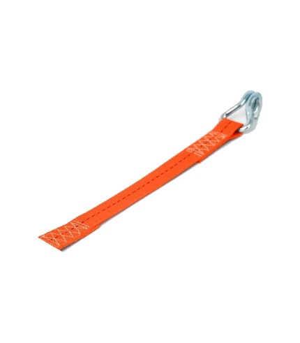 25mm - Tail Piece with J-Hook - Orange