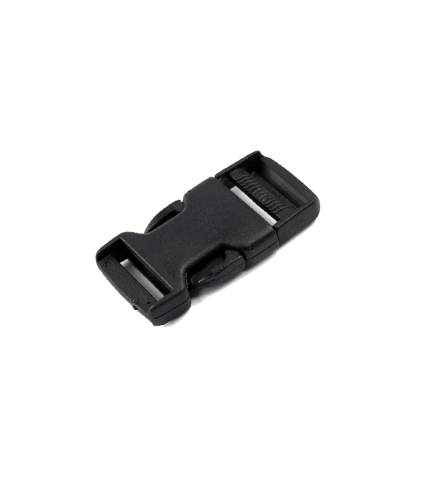 25mm - Quick Release Buckle - Black Plastic | Webbing Accessories