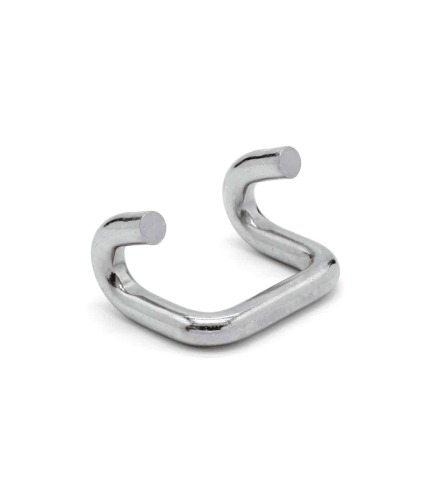 50mm - Open Hook - Silver | Webbing Accessories