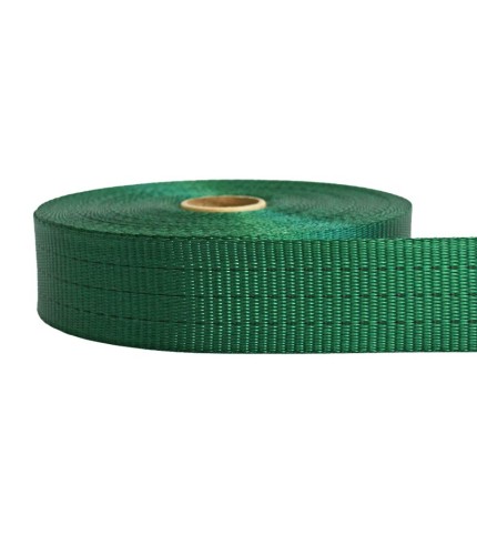 50mm – 3 Ton Industrial Webbing Green | SOLD PER METER