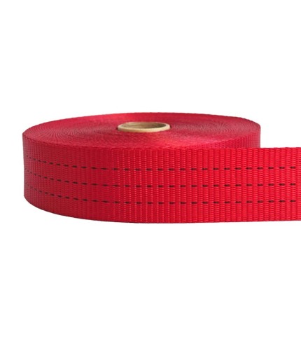 50mm – 5 Ton Industrial Webbing - Red | SOLD PER METER