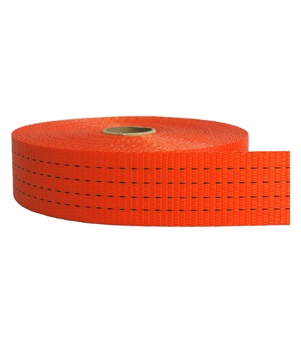 50mm – 5 Ton Industrial Webbing - Orange | SOLD PER METER