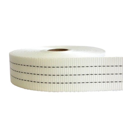 50mm – 5 Ton Industrial Webbing White | SOLD PER METER