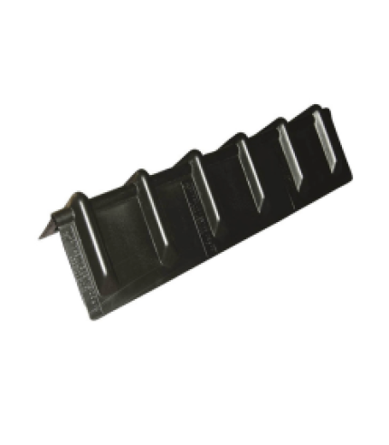 1.2m - Corner Plate - Black | Plastic