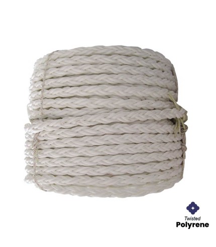 32mm - Polyrene 8-Strand - Mooring Rope - UV resistant/Sinking Rope | SOLD PER METER