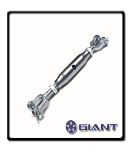 22mm Jaw to Jaw Rigging Screw 2.2Ton | Galvanised
