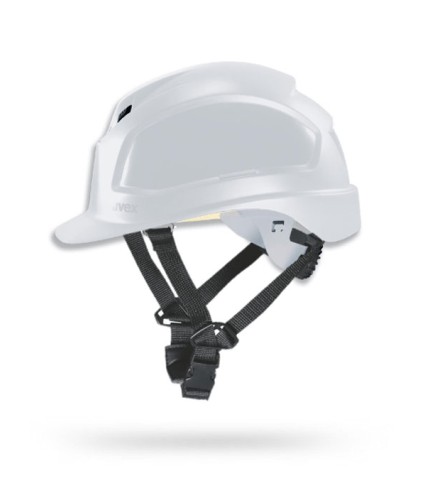 Uvex Pheos White Helmet cw Chin Strap