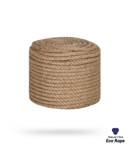 12mm - Eco Rope - 3 Strand - Twisted Hemp Rope | SOLD PER METER