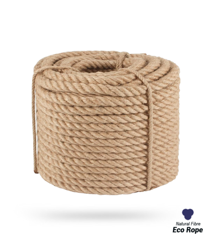 18mm - Eco Rope - 3 Strand - Twisted Hemp Rope | SOLD PER METER