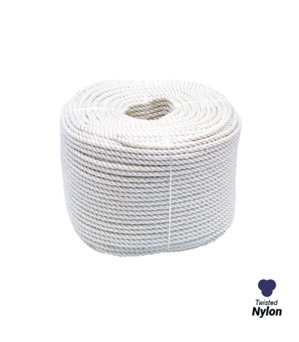 6mm - Nylon Rope - 3-Strand Construction -  Dynamic loading |SOLD PER METER