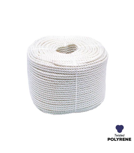 6mm - Polyrene Rope - 3-Strand Construction - UV Resistant | SOLD PER METER