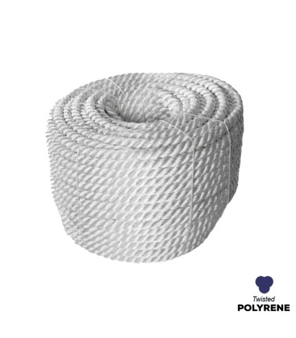 14mm - Polyrene Rope - 3-Strand Construction - UV Resistant | SOLD PER METER