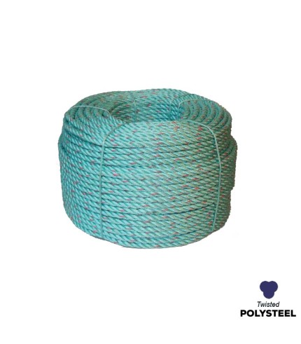 10mm - Polysteel Rope - 4-Strand Construction - Synthetic tensile | SOLD PER METER