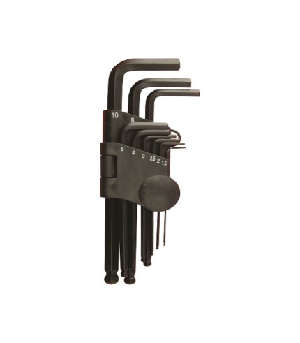 9 Pcs Hex Ball Allen Key Set | 1.5mm - 10mm