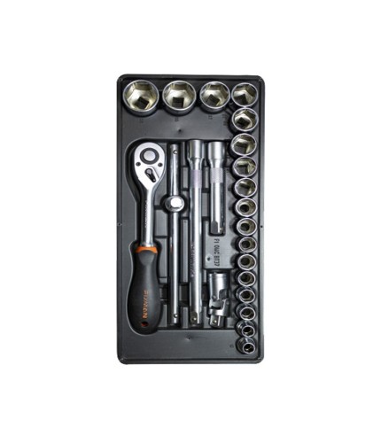 22Pc - 1/2" Drive Sockets & Accessories | Fixman