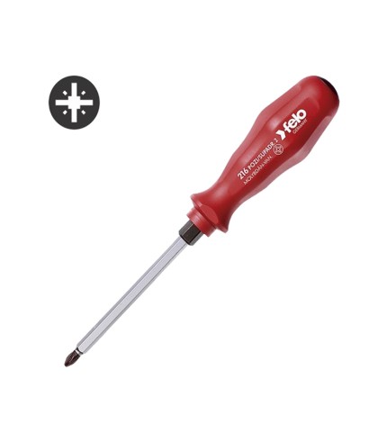 1 x 80 - Pozi Shock Proof Screwdriver - Pozi  | Felo Tools
