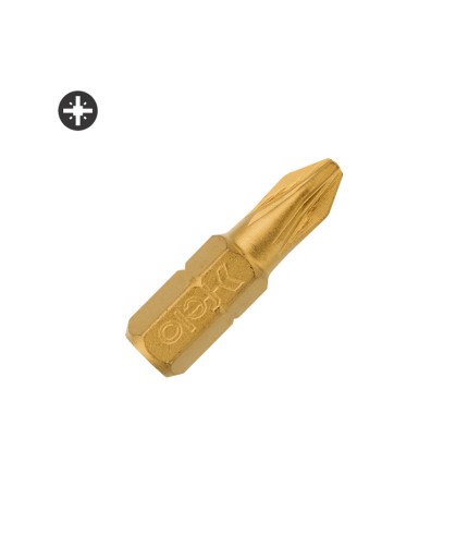 2 x 25mm - Tin Pozi Bits | Felo Tools
