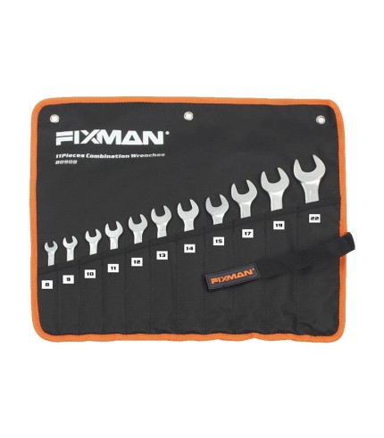 11PCS - Combination Spanner Set - 8-9-10-11-12-13-14-15-17-19-22 Spanners | Fixman