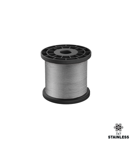 01mm - 7X7 - Stainless Steel Wire Rope- GR316 | SOLD PER METER
