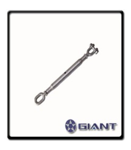 10mm Eye to Jaw Rigging Screw 0.5Ton | Galvanised
