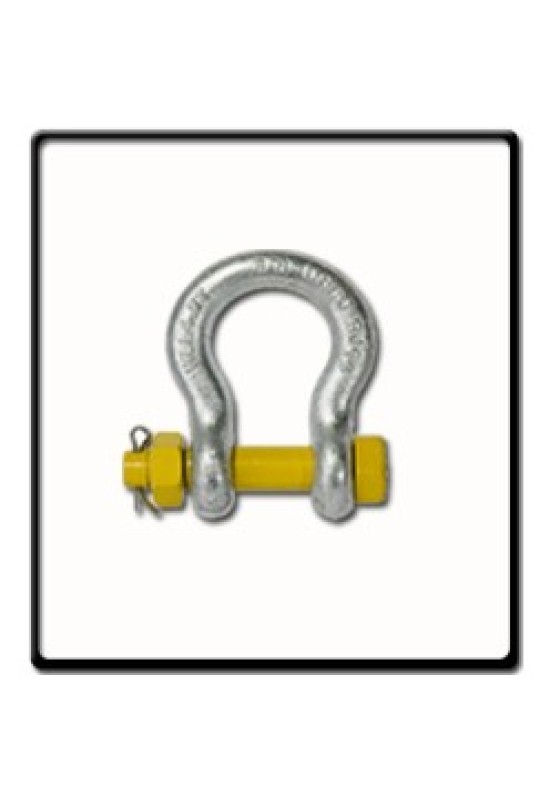 8.5 Ton | Safety Pin Bow - Shackle | 25mm - 1''
